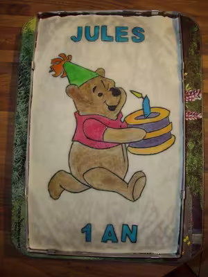 Gâteau d'anniversaire géant