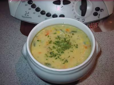 Recette Thermomix: Soupe de légumes au fromage