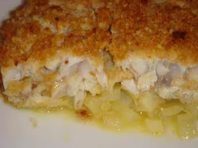 Gratin de filets de colin au fenouil par oumotalal