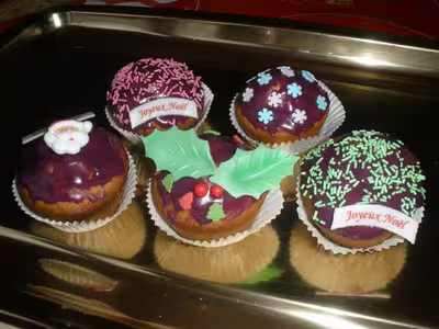 Cupcakes de Noël par kenza54