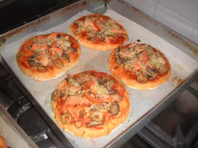 Pizza au saumon
