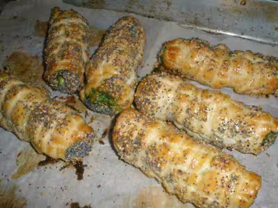 Rouleaux aux épinards et crevettes