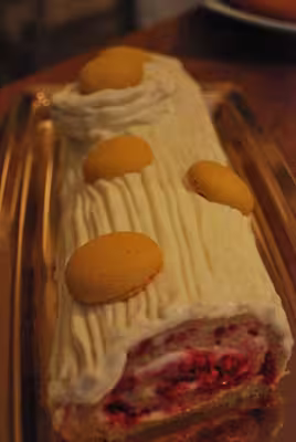 Bûche framboisine