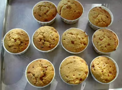 Muffins halloween potiron, marrons