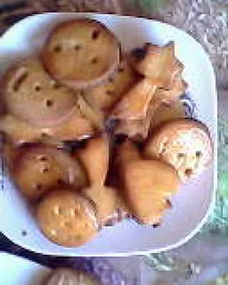 Petits sablés de Noël nature