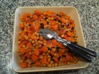 WW: Pois chiches aux carottes et jus d'orange (PP)