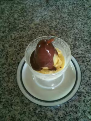 Recette WW: Poire Belle-Hélène (PP)