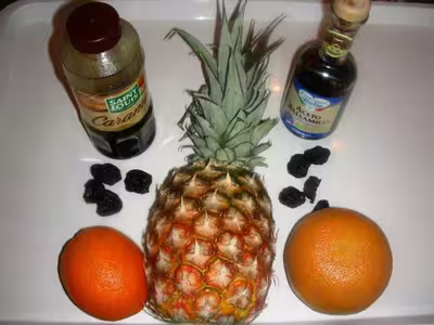 Carpaccio d’ananas aux agrumes et balsamique par sep57