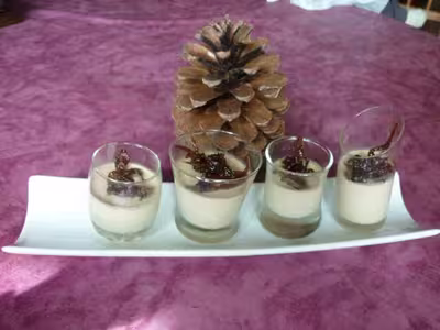 Panna cotta de foie gras aux figues et oignons
