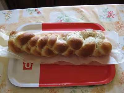 Pain de mie tressé