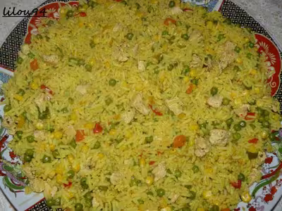Riz safrané à la dinde