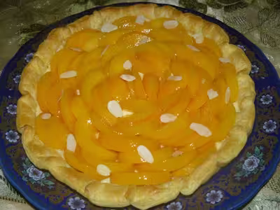 Tarte aux pêches