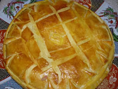 Tourte poulet et champignons