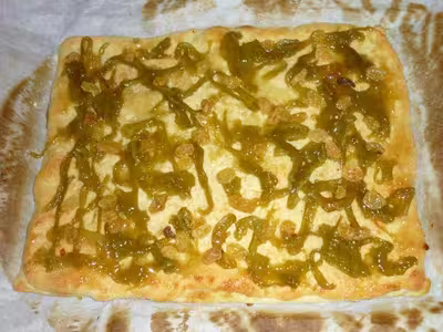 Tarte à la rhubarbe et frangipane