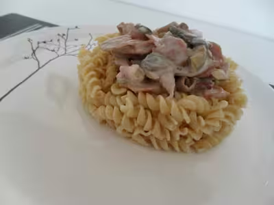 Recette WW: Pâtes à la carbonnara, champignons (PP)