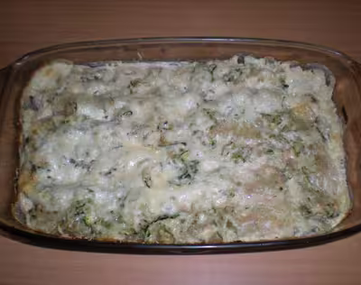 Cannellonis de courgettes,viande hachée,fromage