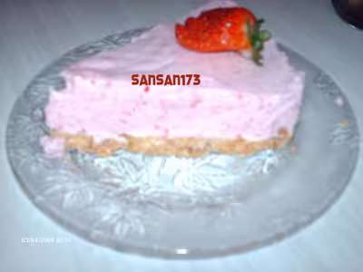 Bavarois aux fraises