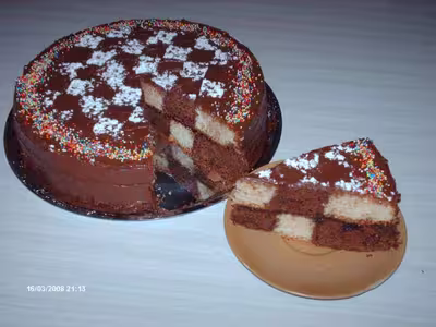 Gâteau damier