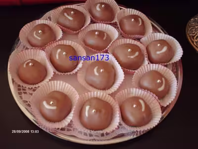 M'khalbez chocolat, amandes