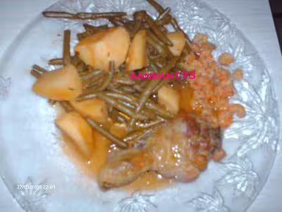 Poulet aux crevettes