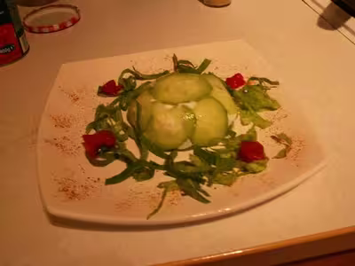 Dôme fraicheur au concombre et saumon fumé