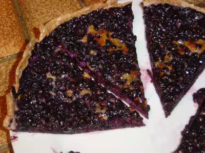 Tarte aux myrtilles