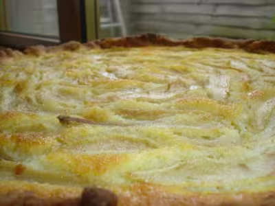 Tarte aux poires et à la crème d'amande