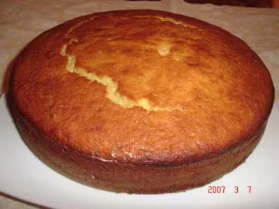 Cake sans beurre et sans oeufs