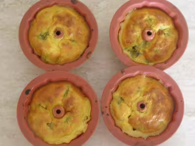 Gâteaux aux kiwis au fromage blanc et vanille