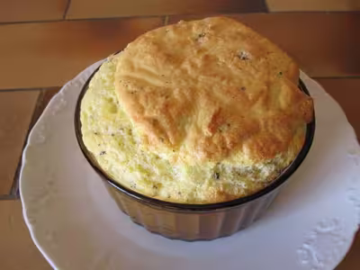 Soufflé au fromage truffé