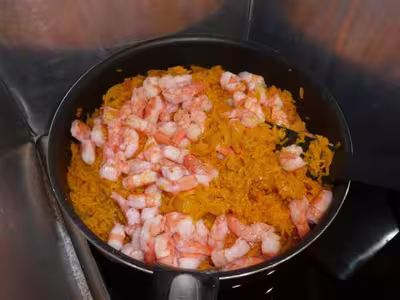 Thermomix: Riz biryani aux crevettes