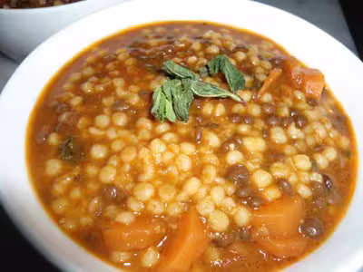 Aych(petits plombs) aux lentilles à l’algérienne