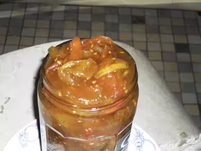 Confiture de tomates vertes