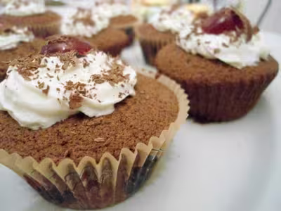 Cupcakes forêt noire