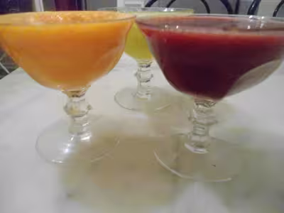 Jus de légumes au maa zhar(fleur d'oranger)