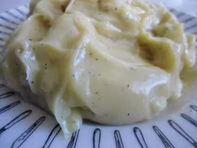 Mayonnaise aux olives vertes à l'ail