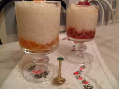 Onctueux de riz à la confiture