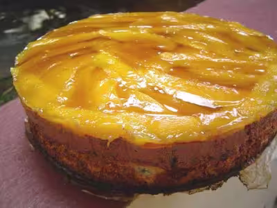Gâteau choco-mango par Blossom