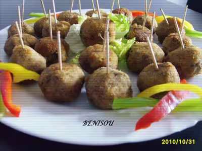 Boulettes de viande hachée au couscous cumin-paprika