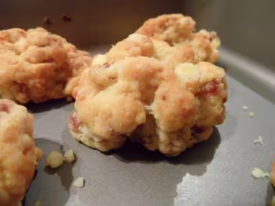 Cookies salé lardon parmesan