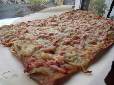 Flammekueche crousti fondante