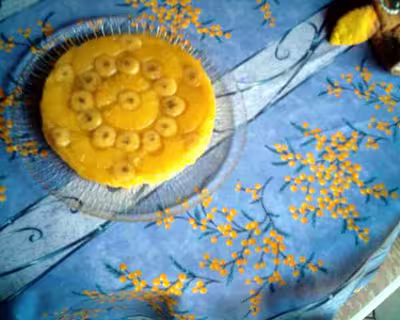 Tarte tatin banane ananas et  roulés à la canelle par binche