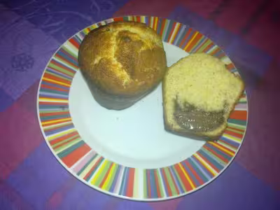 Muffins au nutella