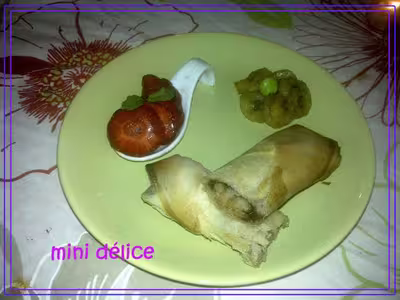 Nems banane et nutella
