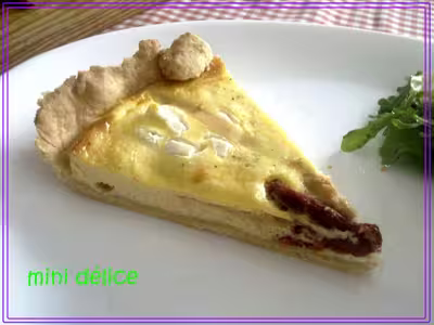 Quiche aux asperges et au chèvre par minidélice