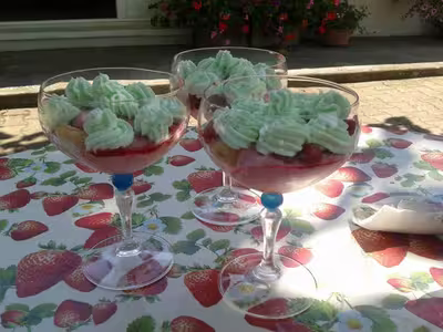 Mousse Chocolat Blanc Framboise à la Crème