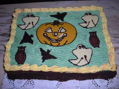 Gâteau au chocolat pour Halloween