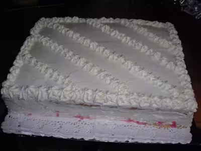 Gâteau glacé.
