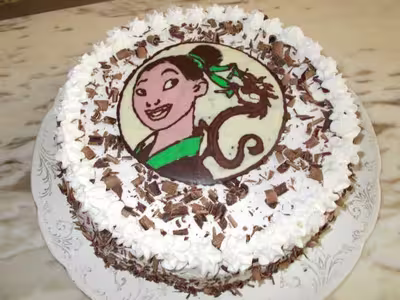 Gâteau au chocolat et mûres Mulan