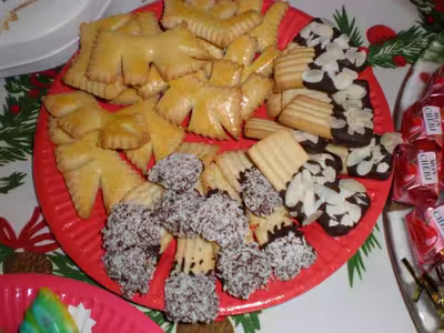 Biscuits aux amandes et chocolat